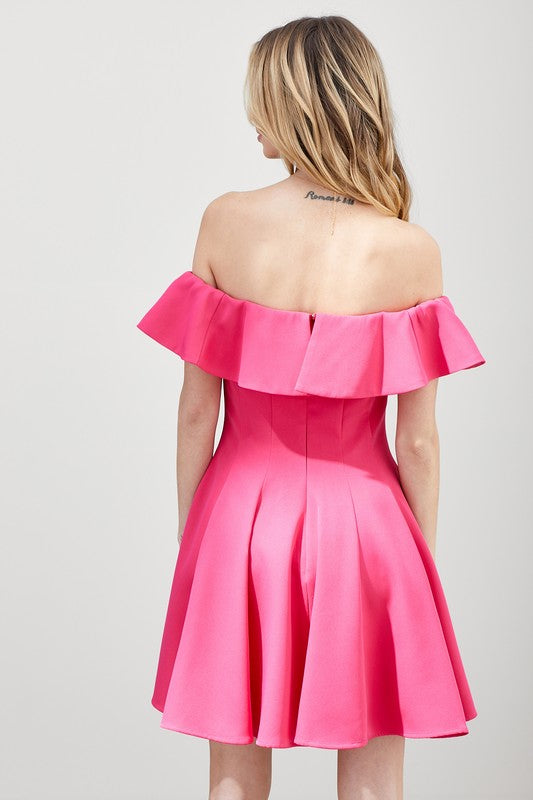 Do + Be A Line Ruffle Dress