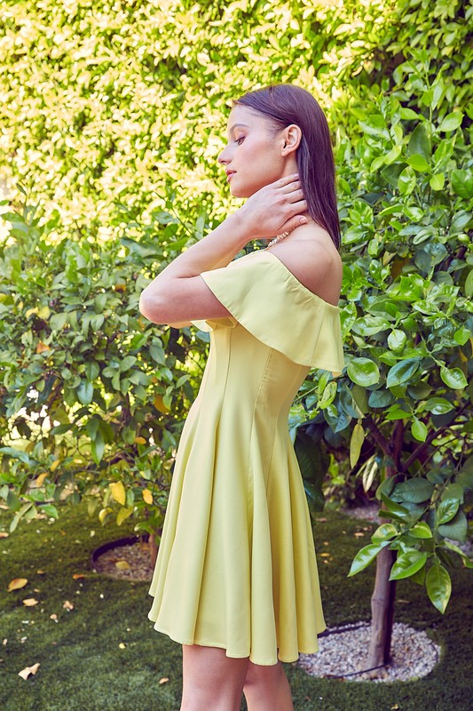 Do + Be A Line Ruffle Dress