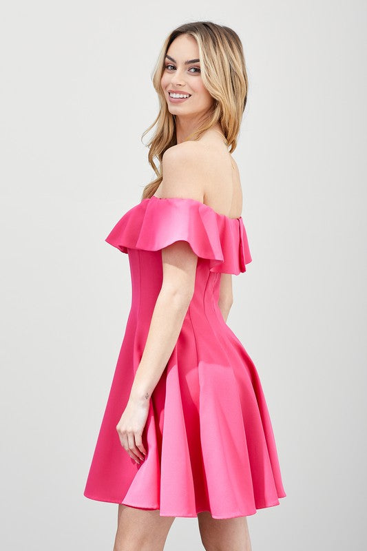 Do + Be A Line Ruffle Dress