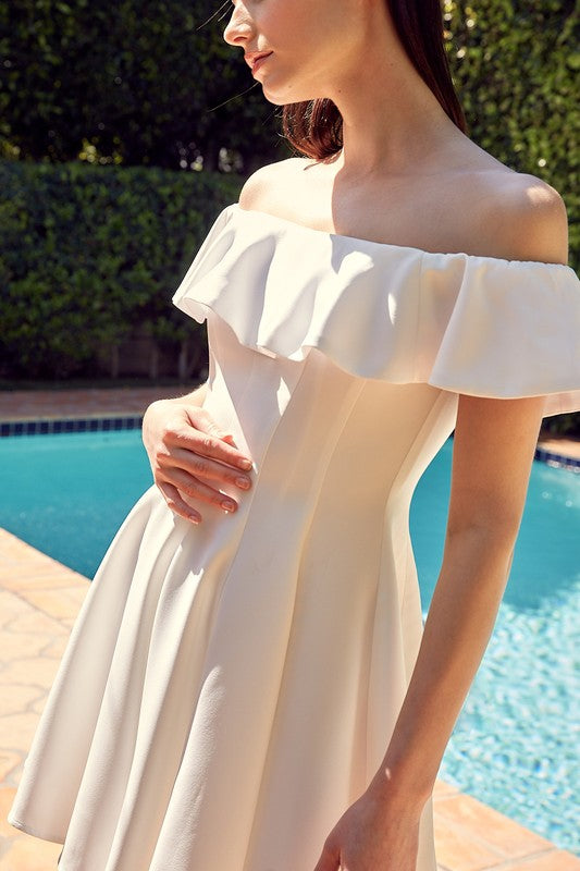 Do + Be A Line Ruffle Dress