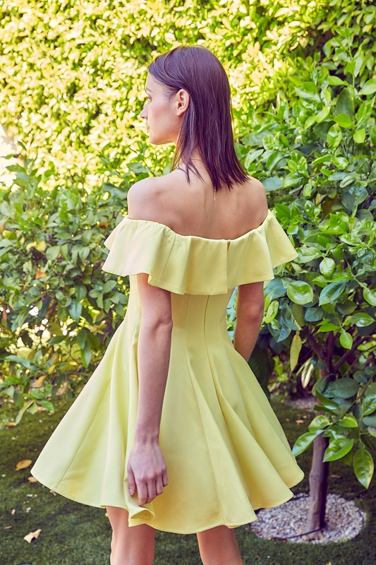 Do + Be A Line Ruffle Dress