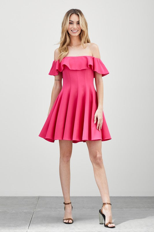 Do + Be A Line Ruffle Dress