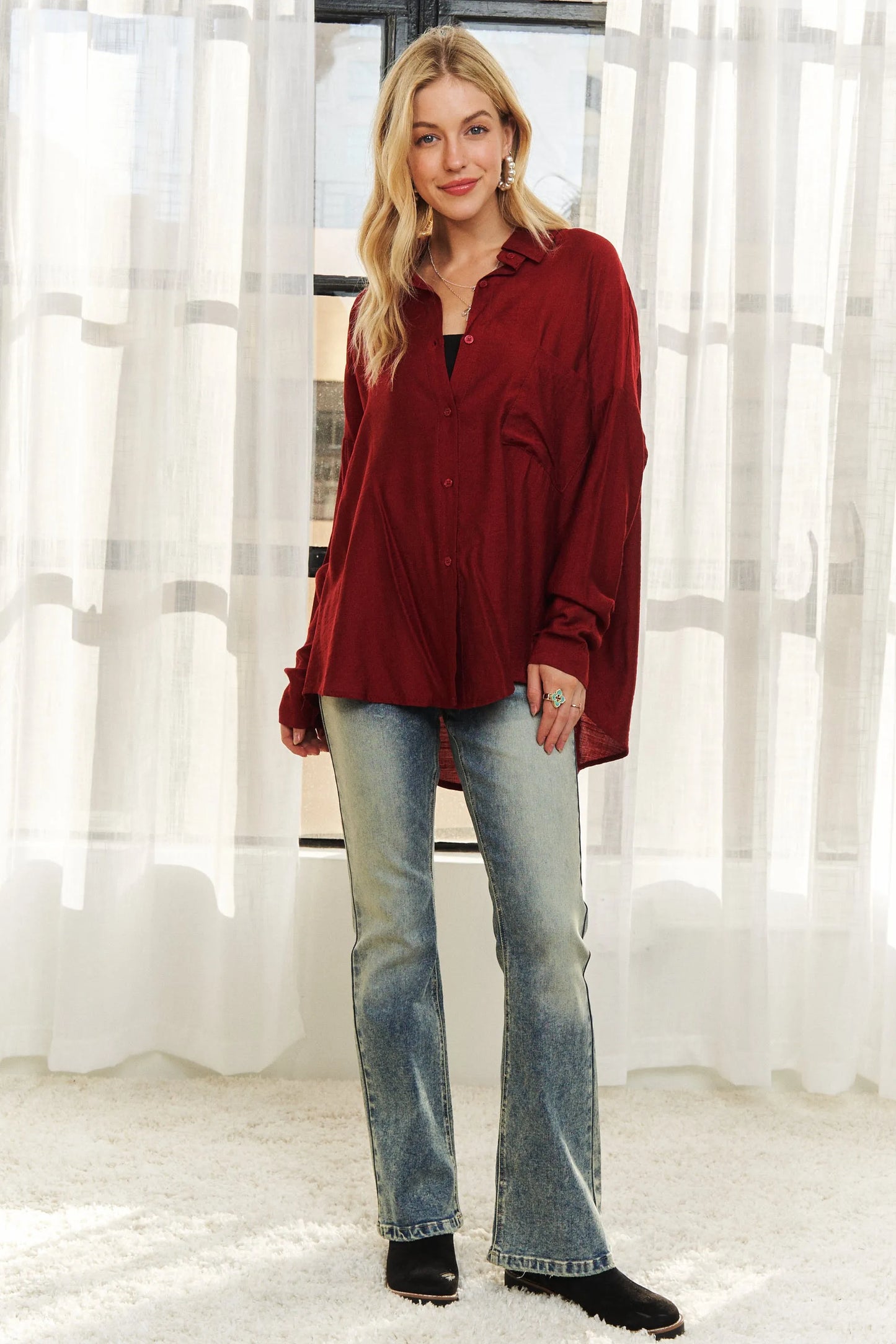 ADORA Button Down Linen Shirt