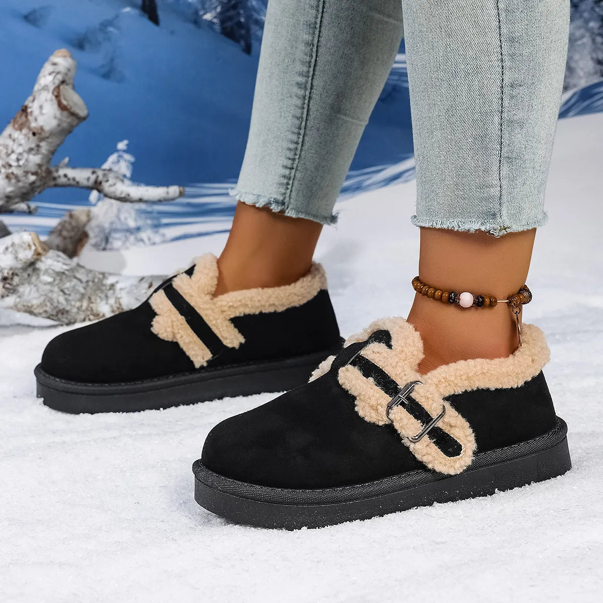 Round Toe Platform Ankle Boots – Stylish Elevated Everyday Wear
