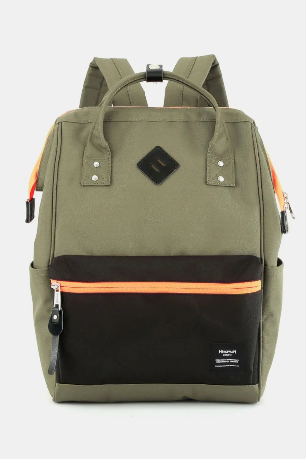 Contrast Waterproof Backpack with Reinforced Edges Durable & Stylish
