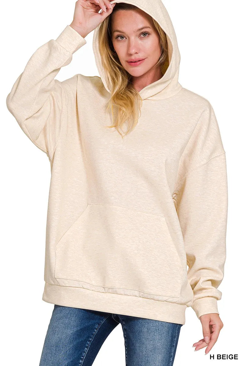 Oversized Scuba Hoodie – Relaxed Fit with Kangaroo Pocket