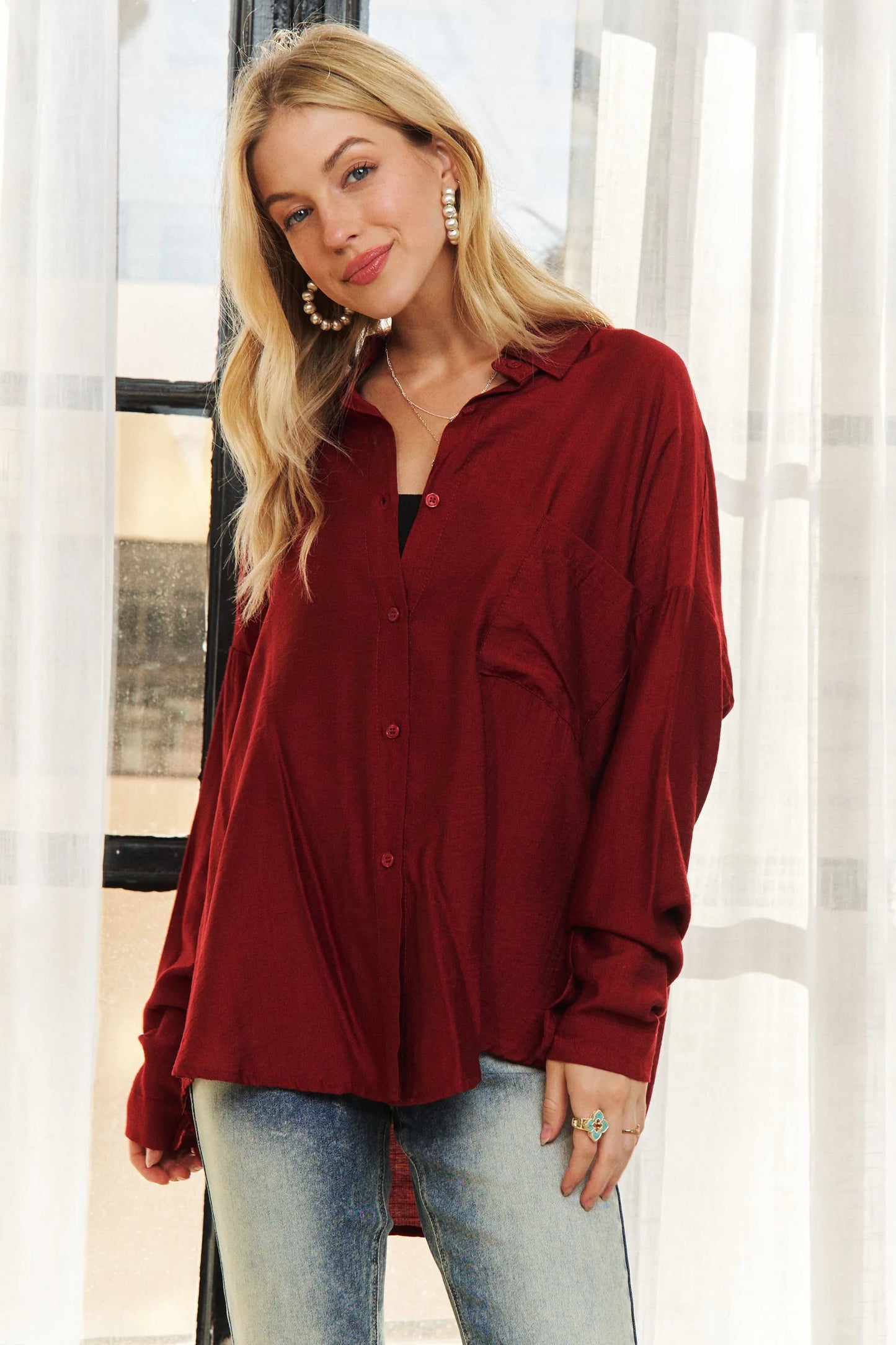 ADORA Button Down Linen Shirt