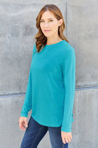 Round Neck Long Sleeve Top – Classic, Comfy & Versatile
