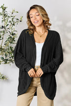 Ribbed Cocoon Cardigan – Cozy, Stylish & Effortless Layering