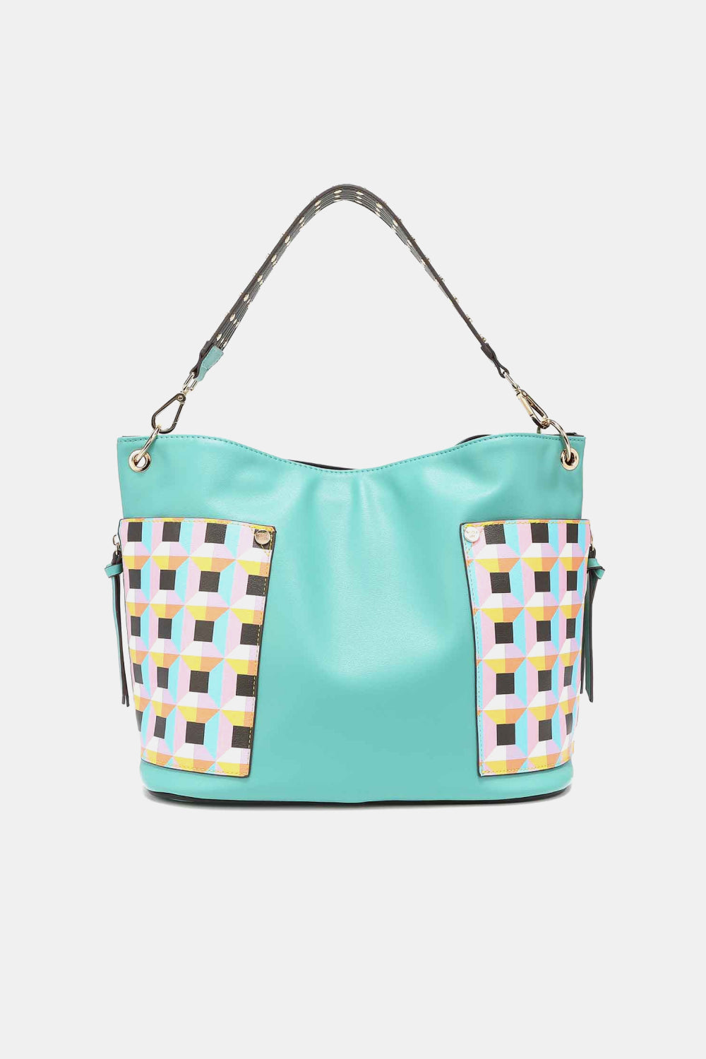 Nicole Lee 3-Piece Bag Set – Shoulder, Crossbody & Heart Coin Pouch