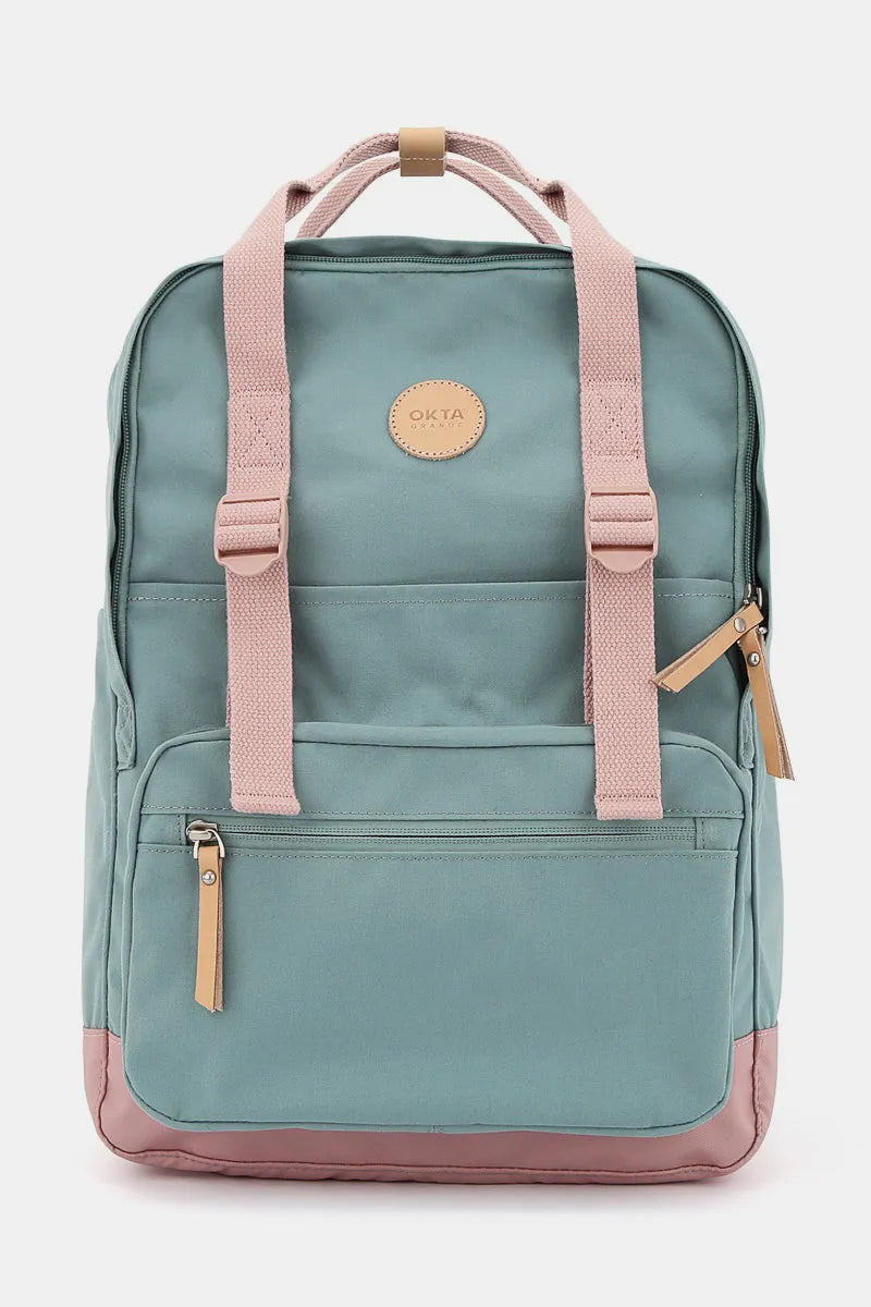 Waterproof Canvas Backpack with Side Pockets Stylish & Durable
