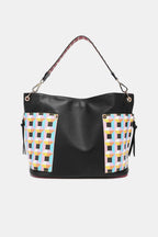 Nicole Lee 3-Piece Bag Set – Shoulder, Crossbody & Heart Coin Pouch