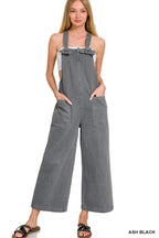 Zenana Washed Knot Strap Jumpsuit with Pockets – Chic & Casual Style