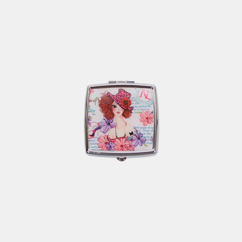 Nicole Lee Metallic Square Pill Case – Chic, Compact & Pocket-Ready