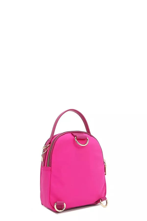 Embroidered Travel Patch Bag | Multi-Way Backpack, Crossbody & Handbag