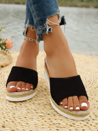 Open Toe Wedge Sandals