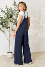 Wide Strap Overalls with Pockets – Relaxed Fit & Everyday Style