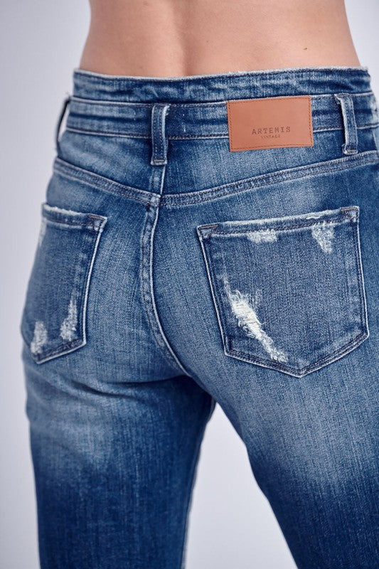 Artemis Vintage High Rise Flare Jeans – Stretchy Retro Chic Fit