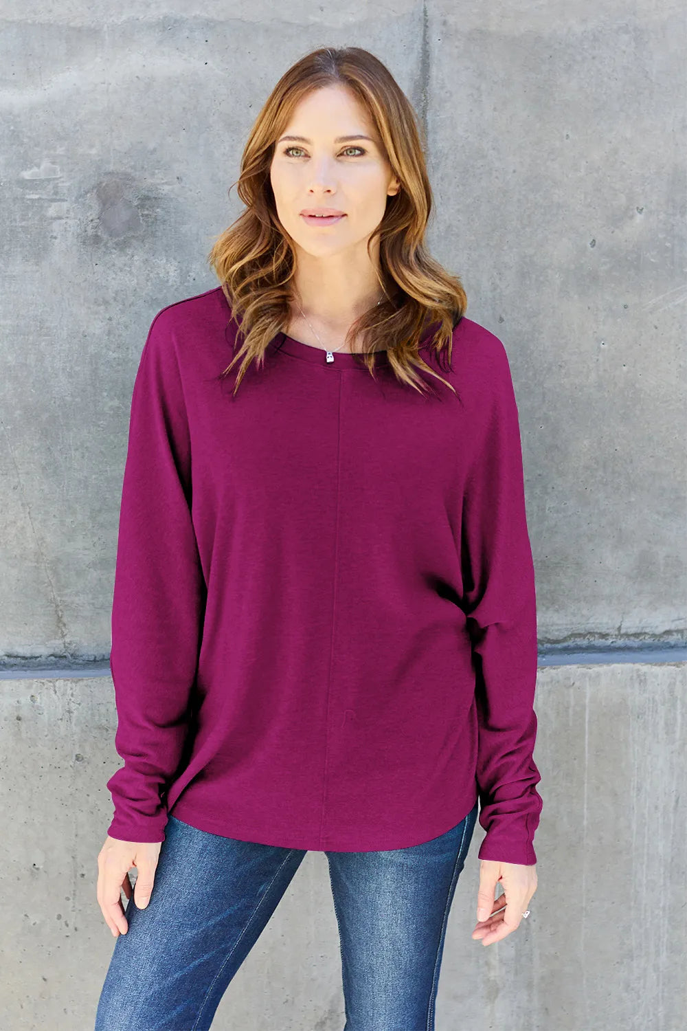 Classic Round Neck Long Sleeve T-Shirt – Everyday Essential
