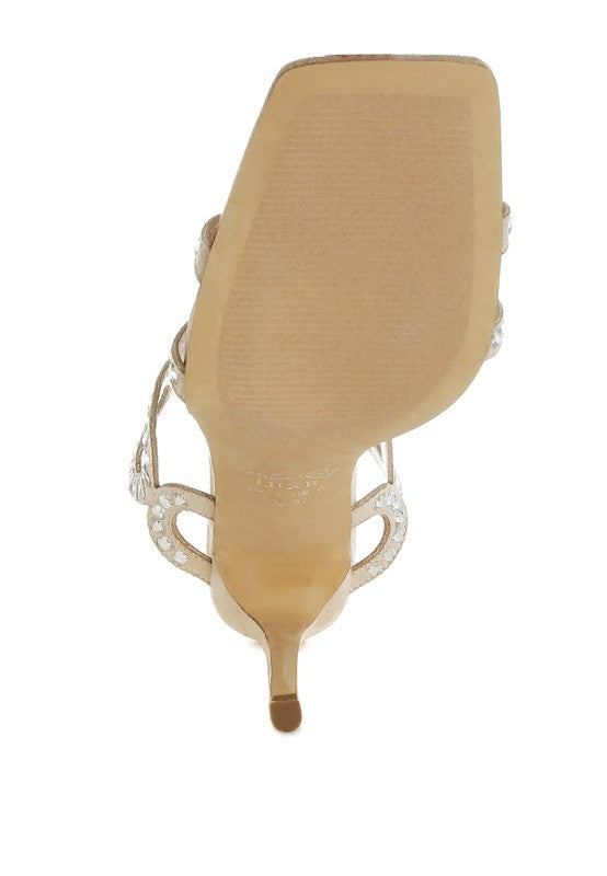 Rag Company Romashka Stiletto Sandals – Chic Cut Out Heel Design