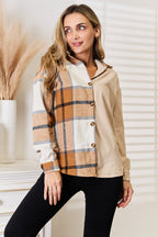 Plaid Dropped Shoulder Shirt – Relaxed Fit & Timeless Style