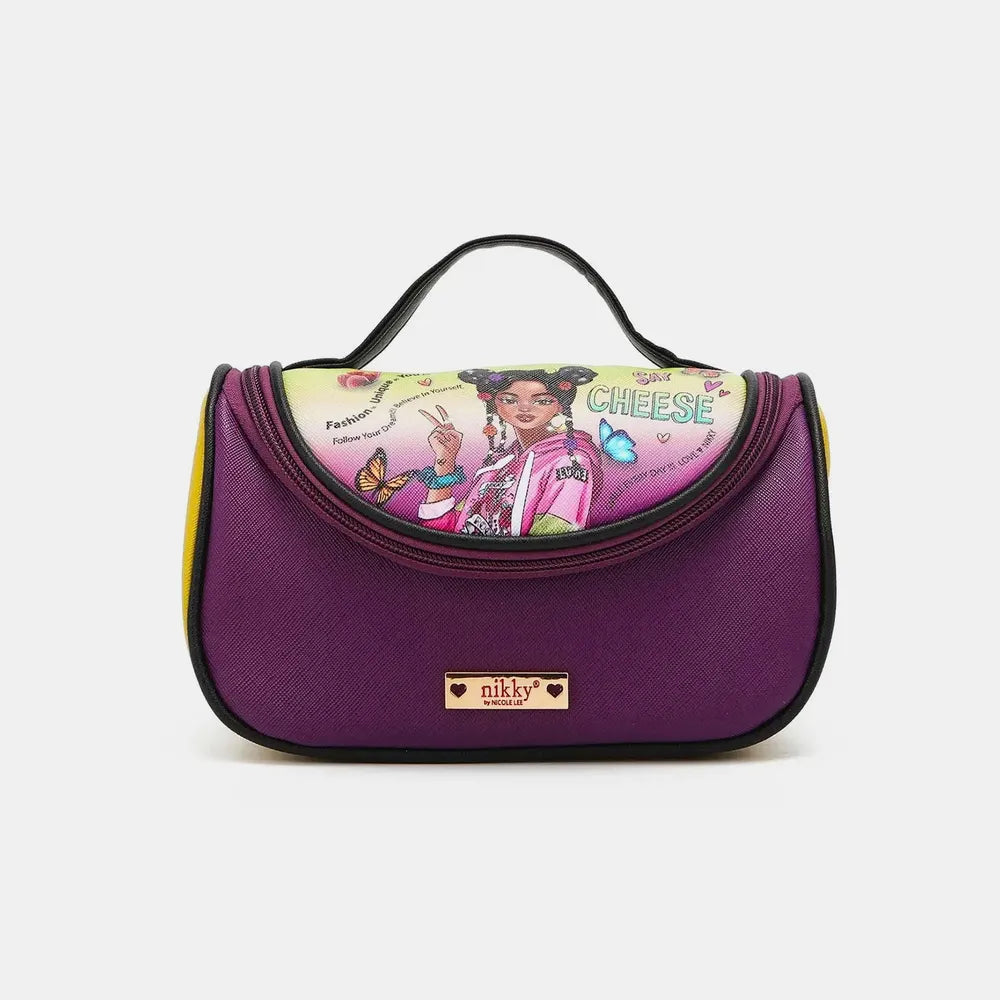 Nicole Lee Nikky Makeup Bag – Stylish, Spacious & Travel-Friendly