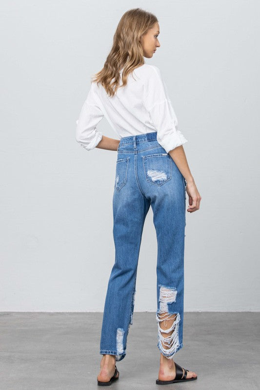 Insane Gene High Rise Straight Jeans – Classic Fit with Modern Style