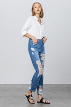 Insane Gene High Rise Straight Jeans – Classic Fit with Modern Style
