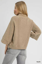 Textured Knit V-Neck Top – Classic, Versatile & Flattering Style