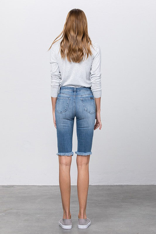 Insane Gene High Rise Heavy And Long Bermuda Shorts