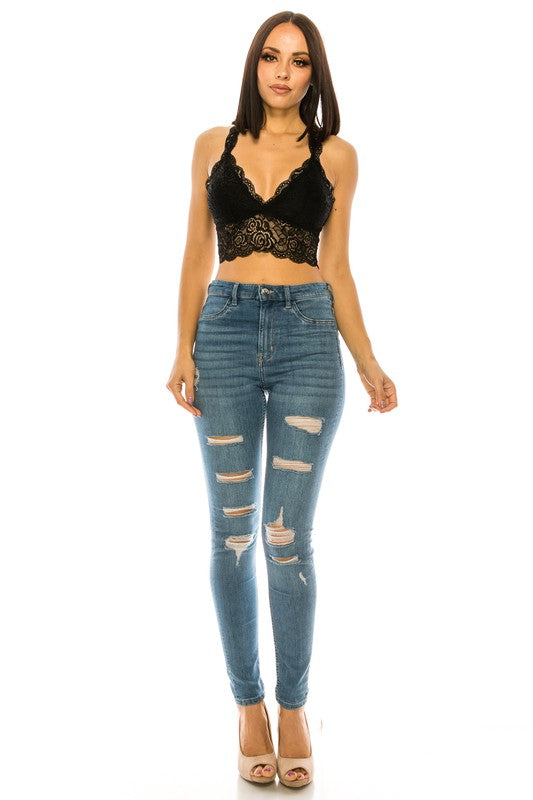 Annva USA Lace Crop Top – Elegant, Flirty & Feminine Style
