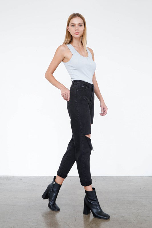 Insane Gene High Rise Straight Jeans – Flattering Classic Denim Fit