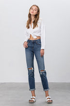 Insane Gene Mid Rise Slim Boyfriend Jeans – Relaxed Modern Fit