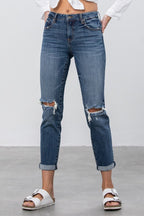 Insane Gene Mid Rise Slim Boyfriend Jeans – Relaxed Modern Fit