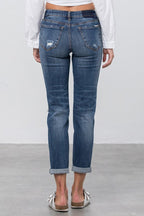Insane Gene Mid Rise Slim Boyfriend Jeans – Relaxed Modern Fit