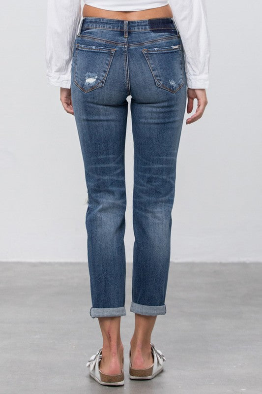 Insane Gene Mid Rise Slim Boyfriend Jeans – Relaxed Modern Fit