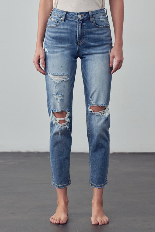 Insane Gene High Rise Girlfriend Jeans – Relaxed Flattering Fit