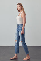 Insane Gene High Rise Girlfriend Jeans – Relaxed Flattering Fit