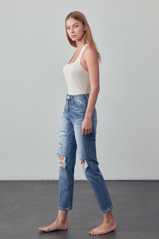 Insane Gene High Rise Girlfriend Jeans – Relaxed Flattering Fit