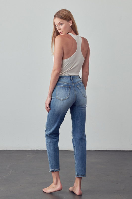 Insane Gene High Rise Girlfriend Jeans – Relaxed Flattering Fit