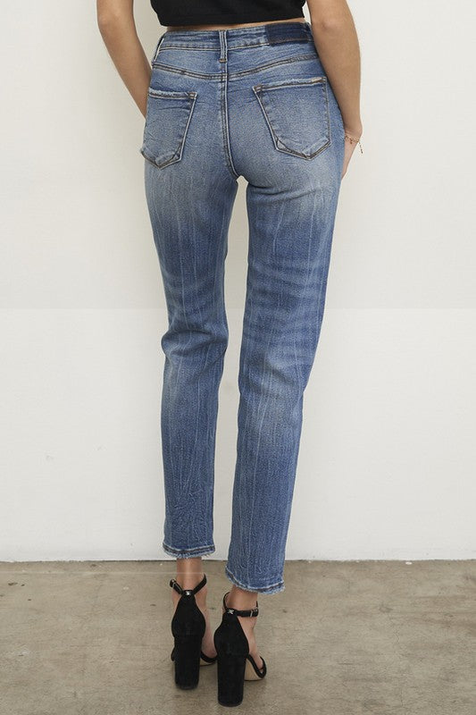 Insane Gene High Rise Girlfriend Jeans – Relaxed Fit, Effortless Style