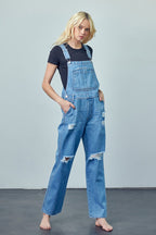 Insane Gene Boyish Overalls – Casual Denim with Effortless Style