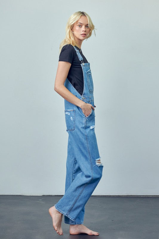 Insane Gene Boyish Overalls – Casual Denim with Effortless Style