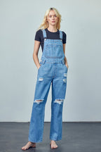Insane Gene Boyish Overalls – Casual Denim with Effortless Style