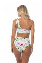 Beach Joy Tropical One Shoulder Bikini – Bold & Trendy Swim Set