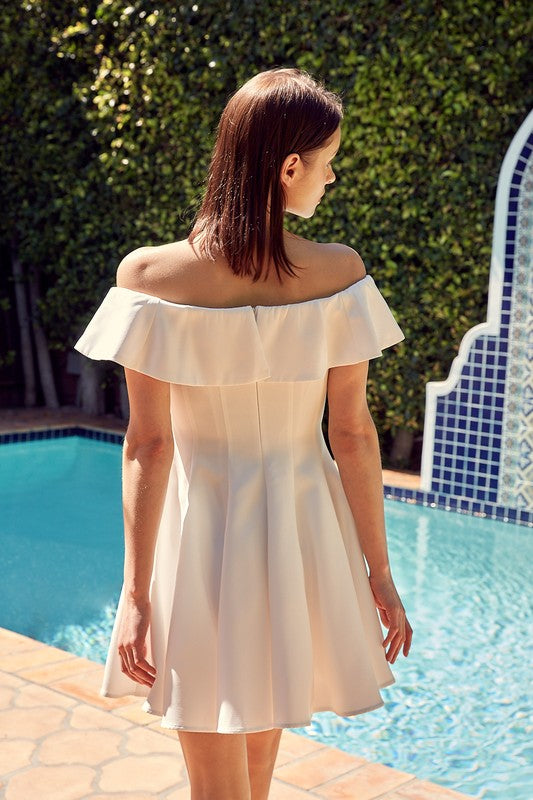 Do + Be A Line Ruffle Dress