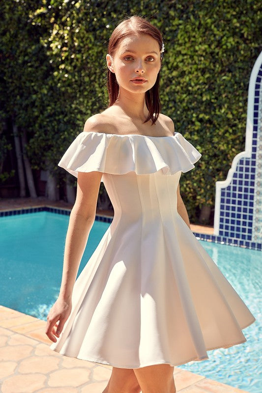 Do + Be A Line Ruffle Dress