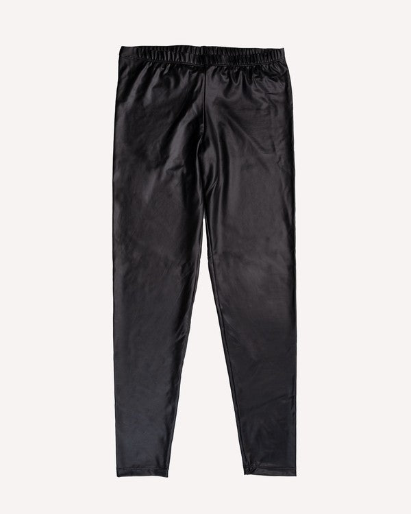 BYRKA High Shine Vinyl Leggings Plus