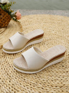 Open Toe Wedge Sandals