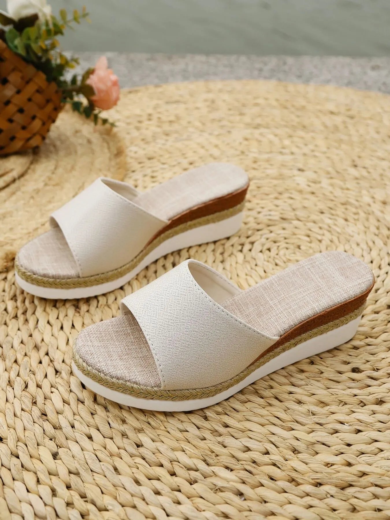 Open Toe Wedge Sandals